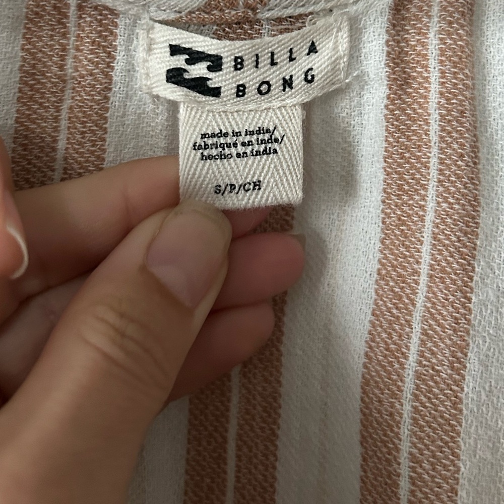 Billabong | Striped Jumpsuit - Picture 3 of 4
